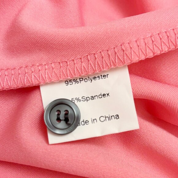 Allegra K pink pinafore suspender skirt size Medium - Picture 6 of 6